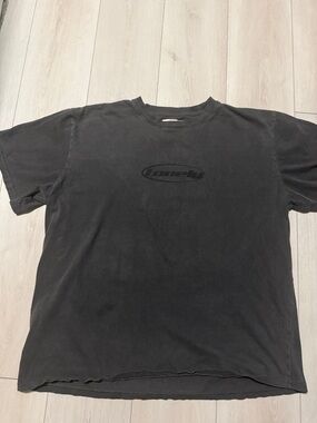 Lonely Ghost Men’s Black Crewneck Logo Tee - Men's Casual Shirt Size 2X